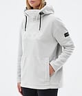 Dope Cozy II W Fleece-hoodie Dame Light Grey Renewed, Billede 7 af 7