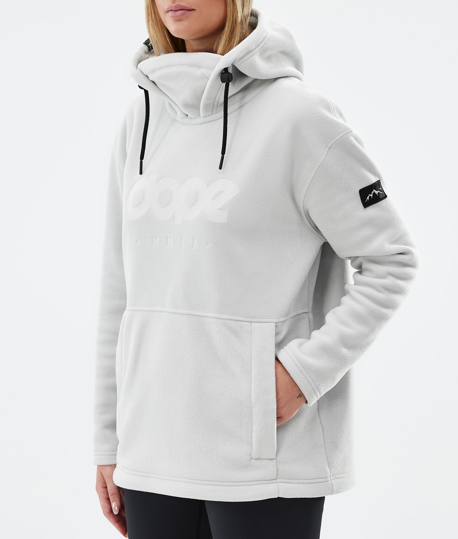 Dope Cozy II W Fleece Hoodie Women Light Grey Renewed, Image 7 of 7