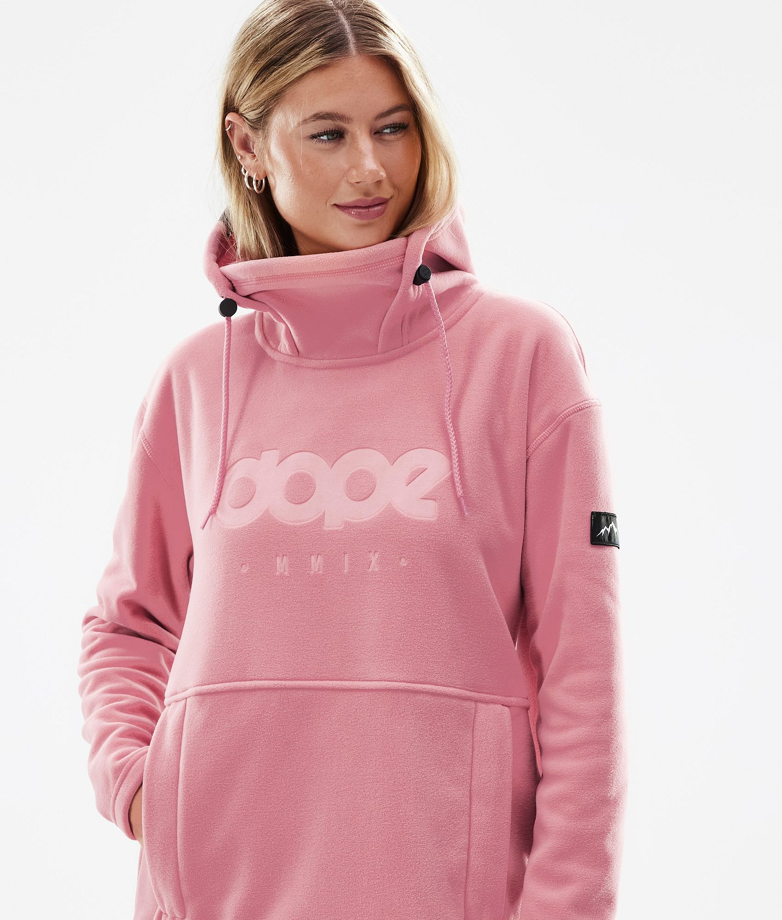 Dope Cozy II W Fleecová Mikina s Kapucí Dámské Pink, Obrázek 2 z 8