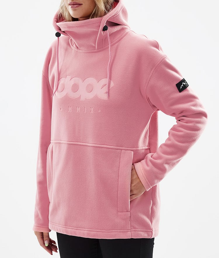 Dope Cozy II W Fleecová Mikina s Kapucí Dámské Pink, Obrázek 8 z 8