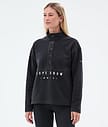 Dope Comfy W Fleece Trui Dames Black