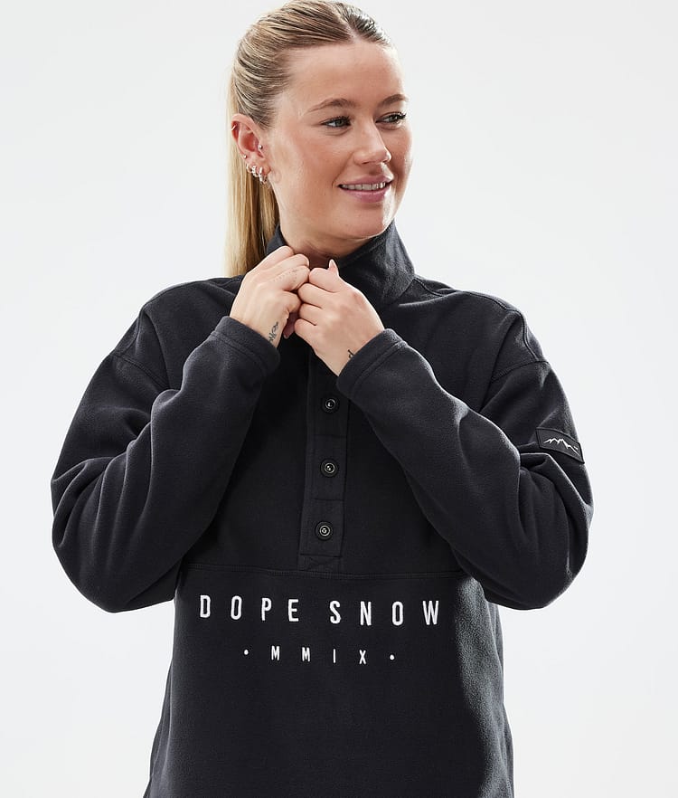 Dope Comfy W Fleecepullover Damen Black Renewed, Bild 2 von 6