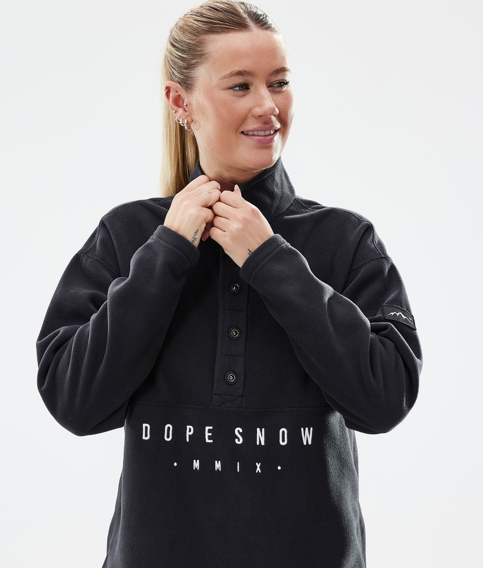 Dope Comfy W Felpa Pile Donna Black Renewed, Immagine 2 di 6