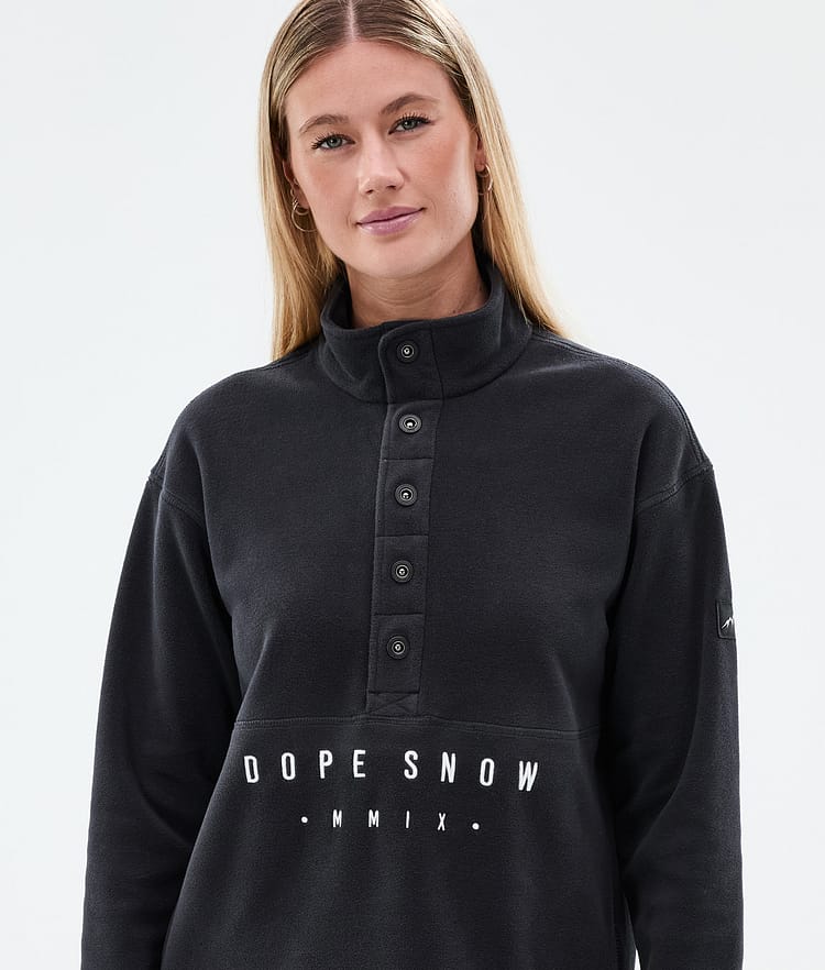 Dope Comfy W Fleece Trui Dames Black Renewed, Afbeelding 2 van 6