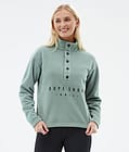 Dope Comfy W Fleece Sweater Women Faded Green Renewed, Image 1 of 6