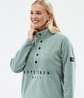 Dope Comfy W Felpa Pile Donna Faded Green