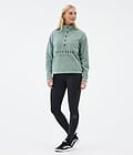 Dope Comfy W Sweat Polaire Femme Faded Green, Image 3 sur 6