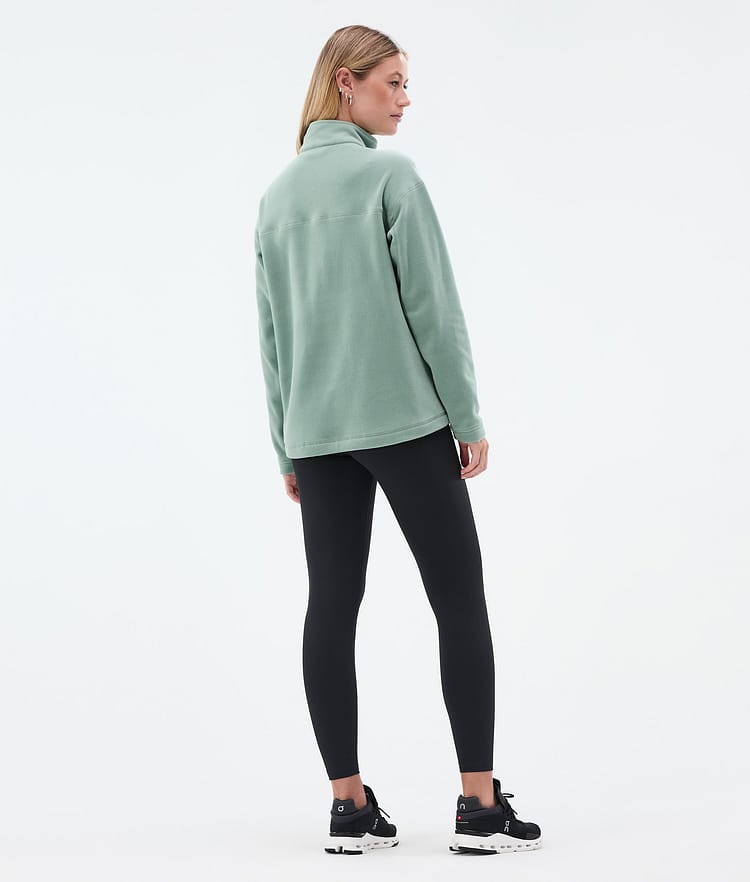 Dope Comfy W Fleece Trui Dames Faded Green Renewed, Afbeelding 4 van 6