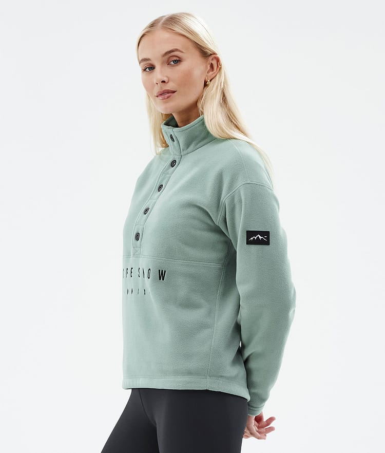 Dope Comfy W Fleece Sweater Women Faded Green