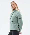 Dope Comfy W Fleece Sweater Women Faded Green Renewed