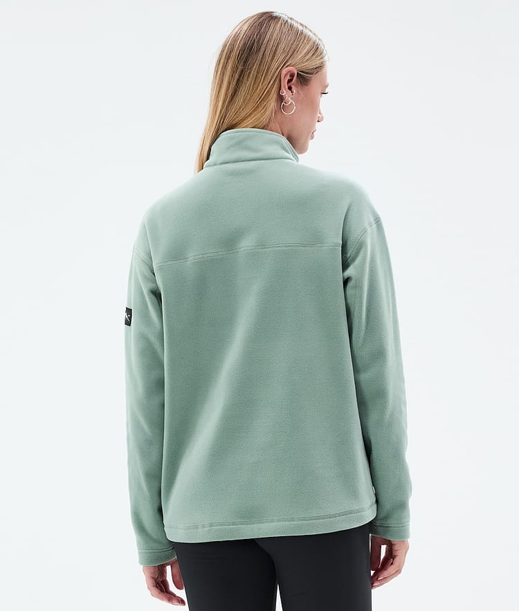 Dope Comfy W Fleece Trui Dames Faded Green Renewed, Afbeelding 6 van 6