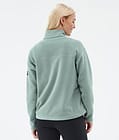 Dope Comfy W Fleece Sweater Women Faded Green Renewed, Image 6 of 6