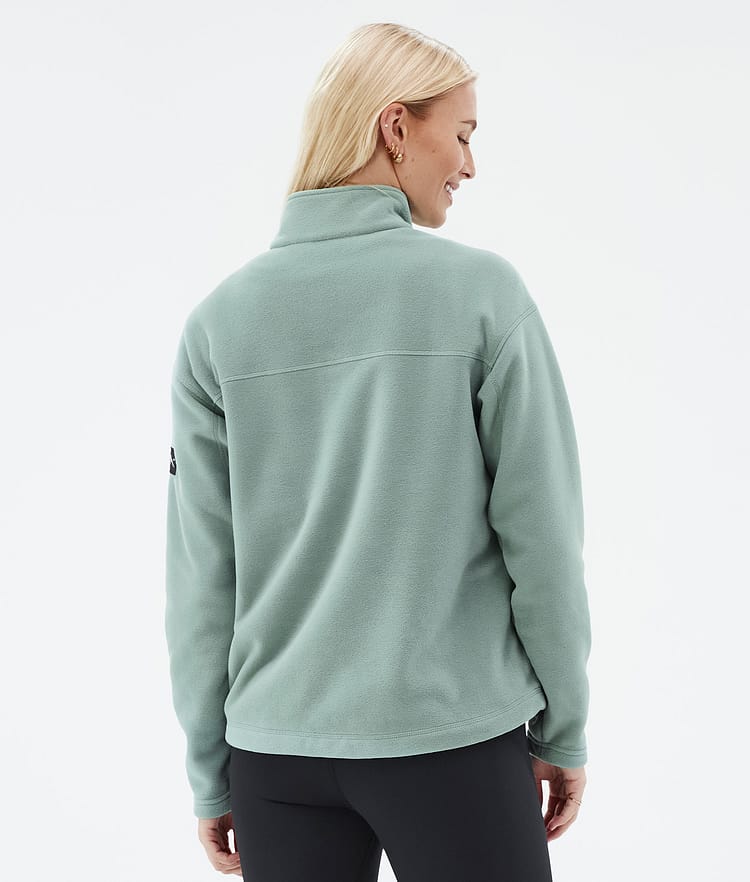 Dope Comfy W Fleece Trui Dames Faded Green Renewed, Afbeelding 6 van 6