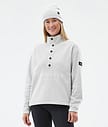 Dope Comfy W Fleece Trui Dames Light Grey/Black