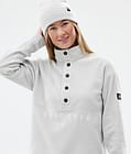 Dope Comfy W Fleece Trui Dames Light Grey/Black, Afbeelding 2 van 6