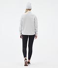 Dope Comfy W Fleece Trui Dames Light Grey/Black, Afbeelding 4 van 6