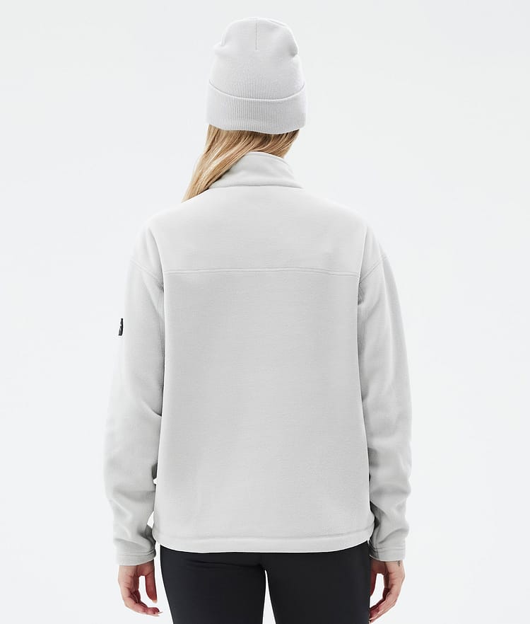 Dope Comfy W Fleece Trui Dames Light Grey/Black, Afbeelding 6 van 6