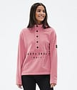 Dope Comfy W Fleece Sweater Women Pink