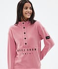 Dope Comfy W Fleece Trui Dames Pink Renewed, Afbeelding 2 van 7