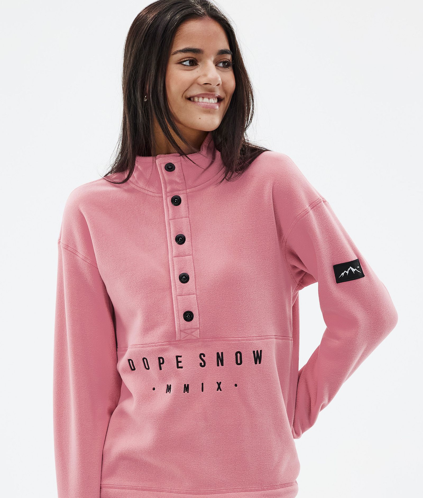 Dope Comfy W Fleece Sweater Women Pink Renewed, Image 2 of 7