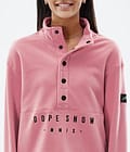 Dope Comfy W Fleece Sweater Women Pink