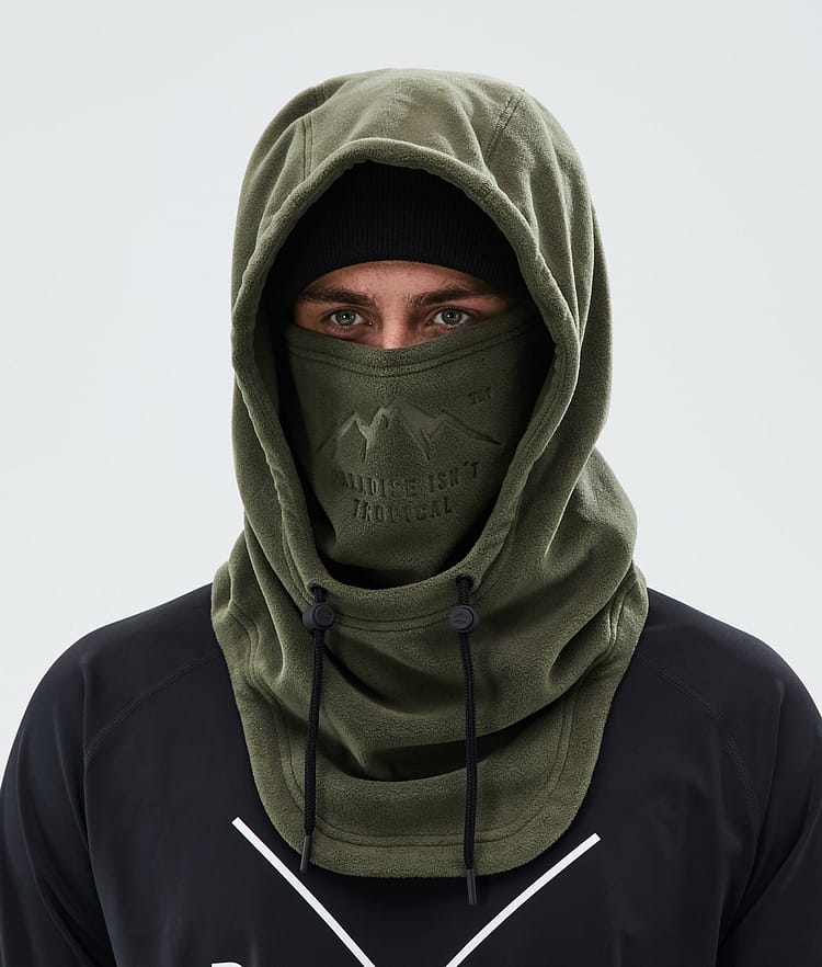 Dope Cozy Hood II Scaldacollo Olive Green, Immagine 3 di 4