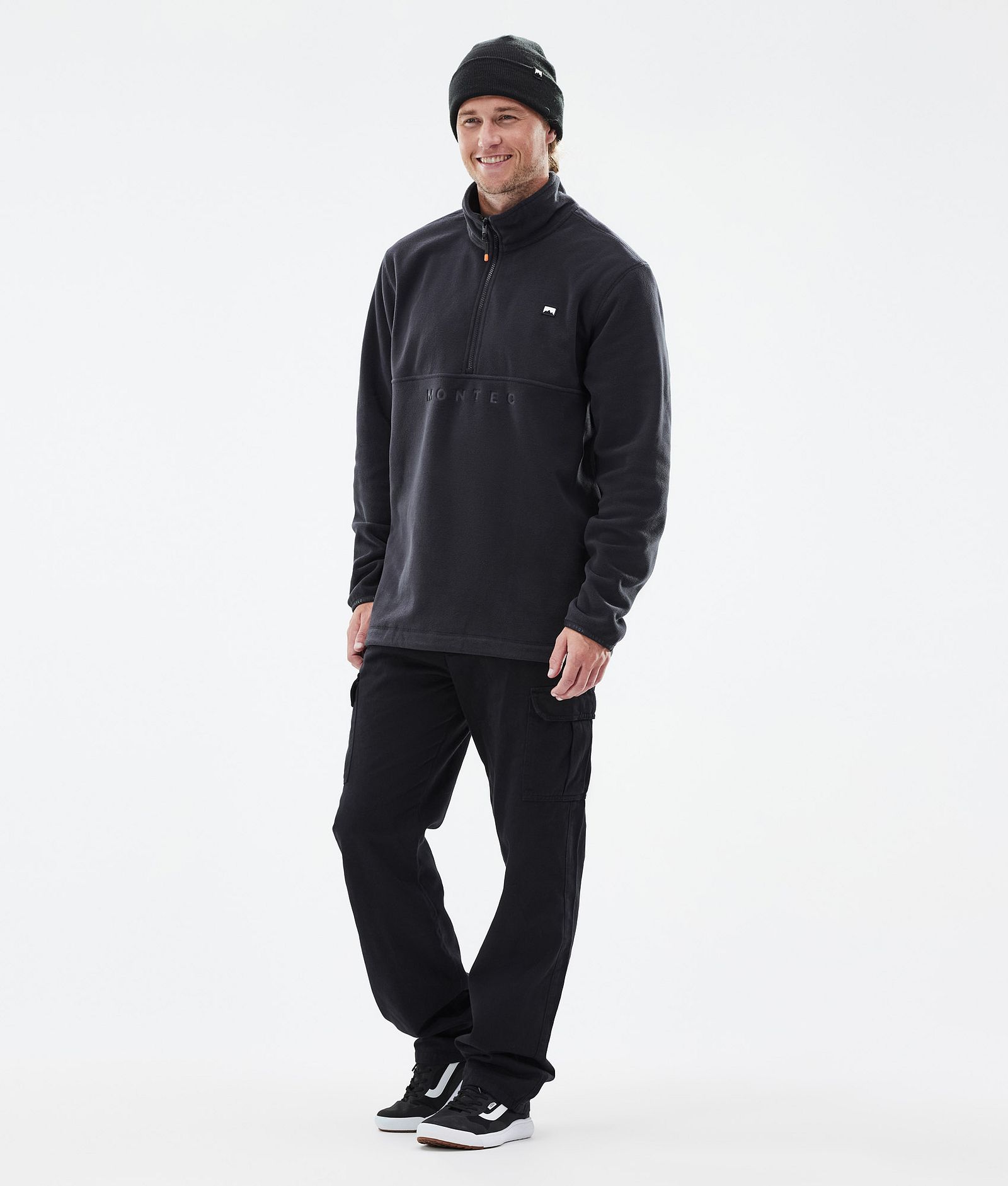 Montec Echo Fleece Trui Heren Black, Afbeelding 3 van 5