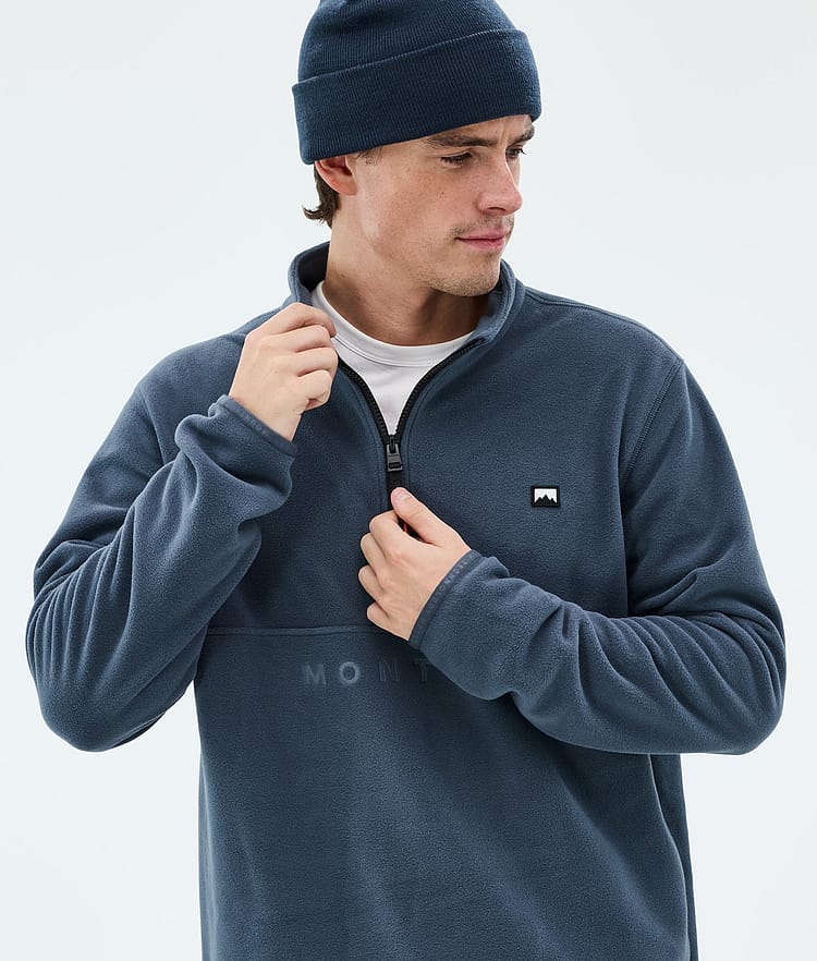 Montec Echo Fleece Trui Heren Metal Blue, Afbeelding 2 van 5