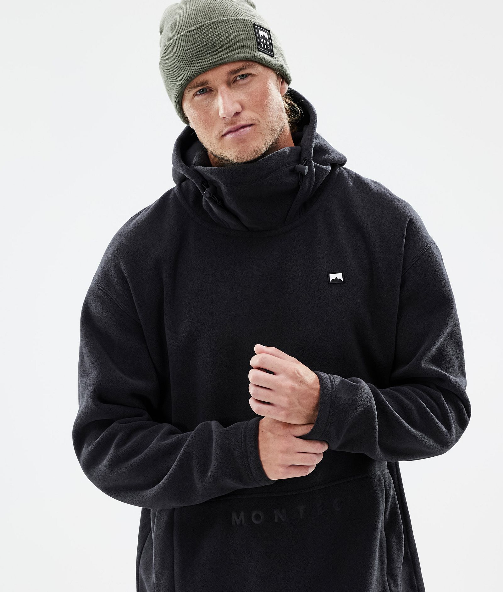Montec Delta Fleece-hoodie Herre Black