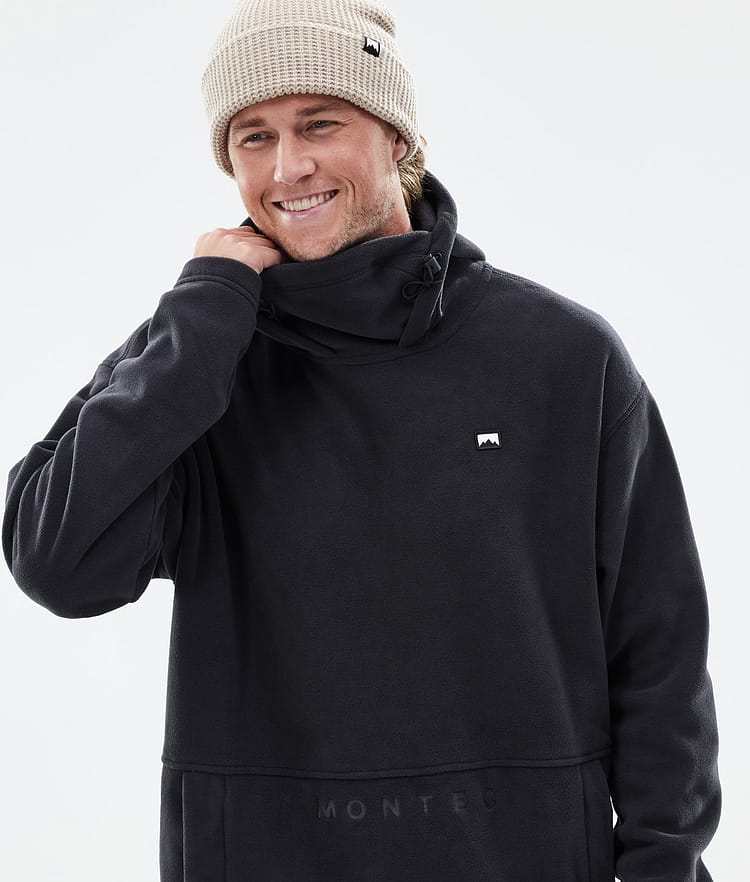 Montec Delta Fleece Hoodie Heren Black, Afbeelding 2 van 7