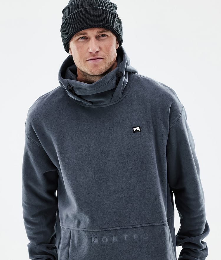 Montec Delta Fleece Hoodie Heren Metal Blue, Afbeelding 2 van 7