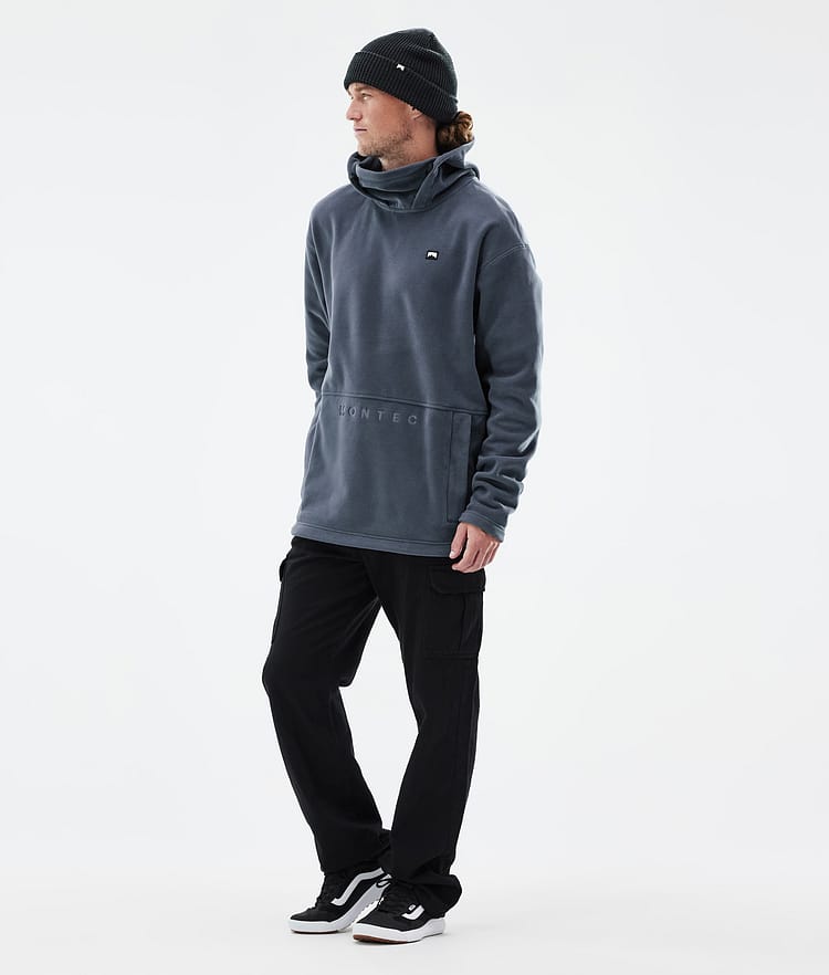 Montec Delta Fleece Hoodie Heren Metal Blue, Afbeelding 3 van 7
