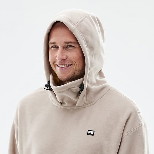 Verstelbare capuchon en nekwarmer Hoofdproductafbeelding,