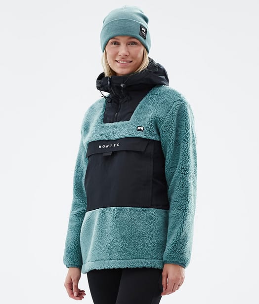 Montec Lima W 22 Fleece Hoodie Women Atlantic/Black