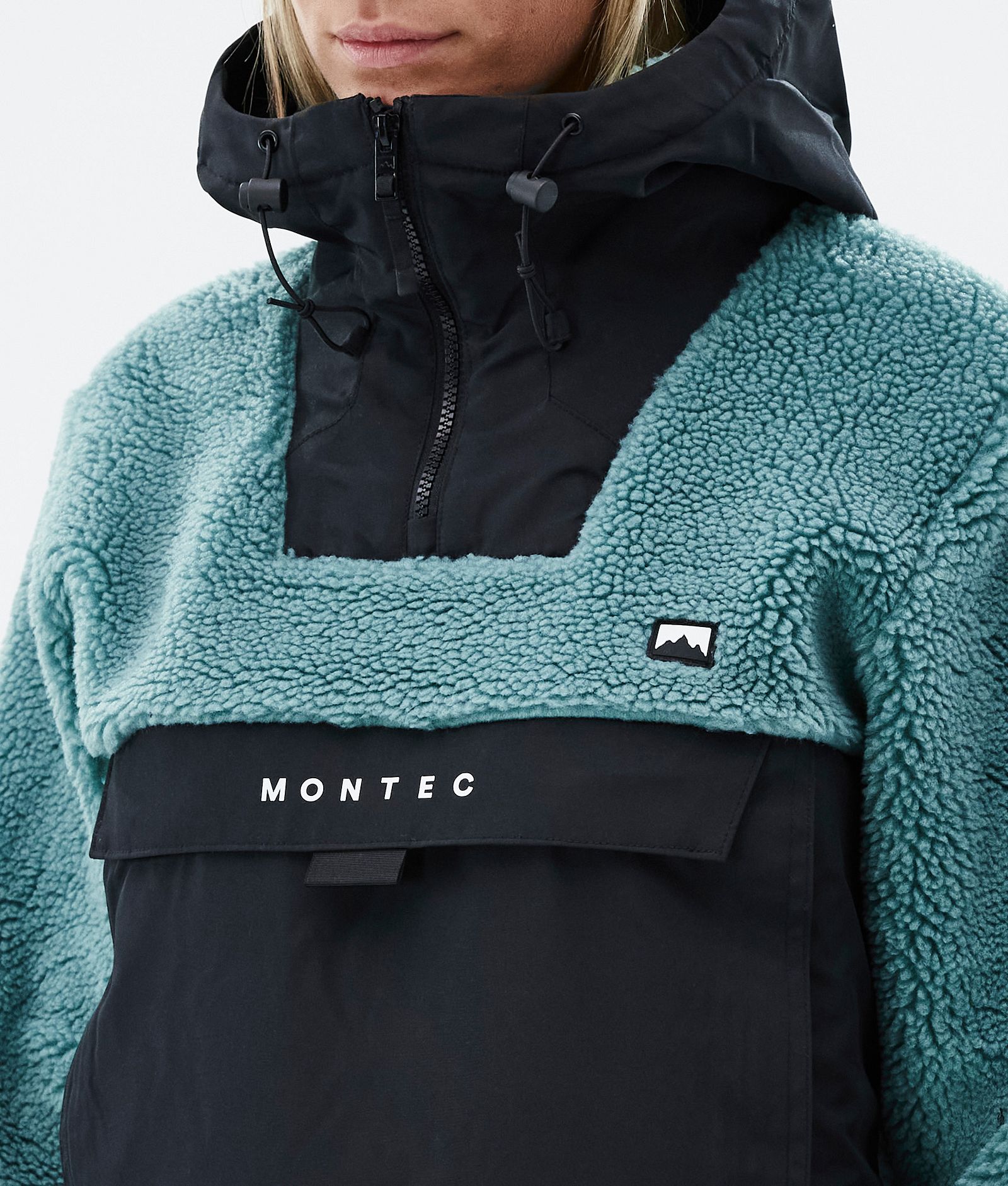 Montec Lima W 2022 Fleece-hoodie Dame Atlantic/Black