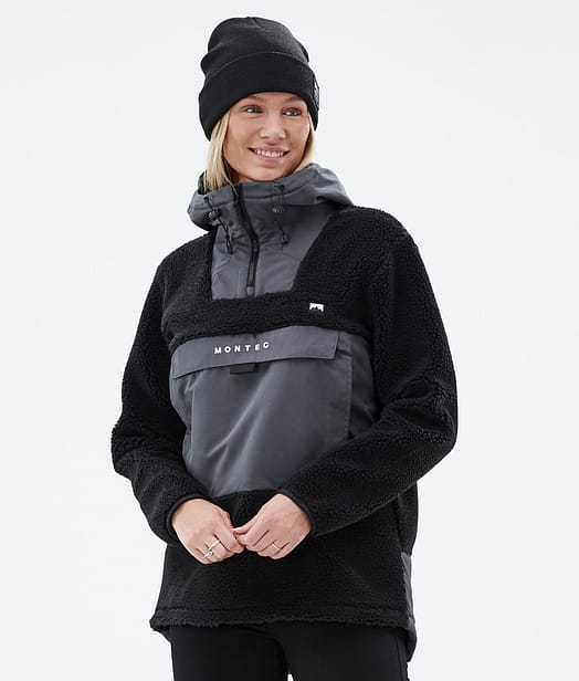 Montec Lima W 22 Fleece Hoodie Women Black/Phantom