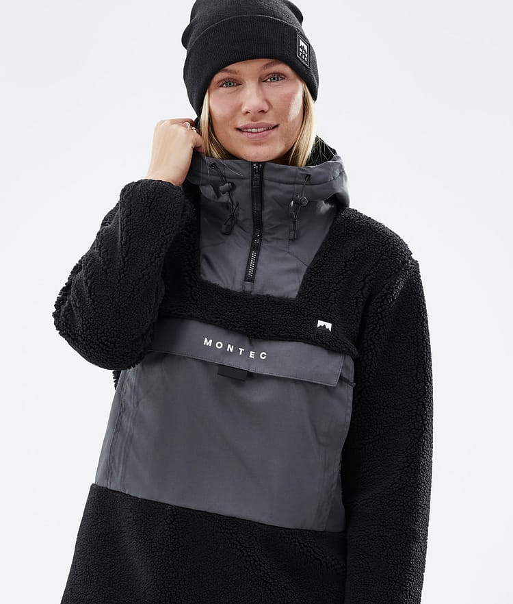 Montec Lima W 22 Fleece Hoodie Dames Black/Phantom, Afbeelding 2 van 10