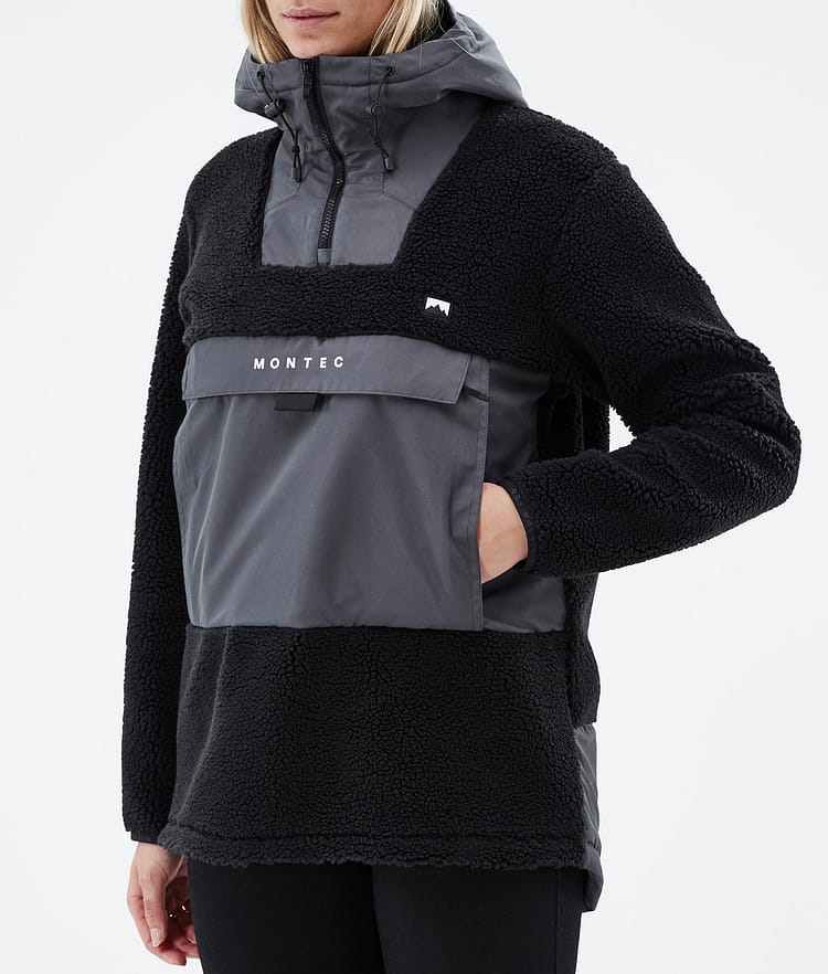 Montec Lima W 22 Fleece Hoodie Dames Black/Phantom, Afbeelding 7 van 10