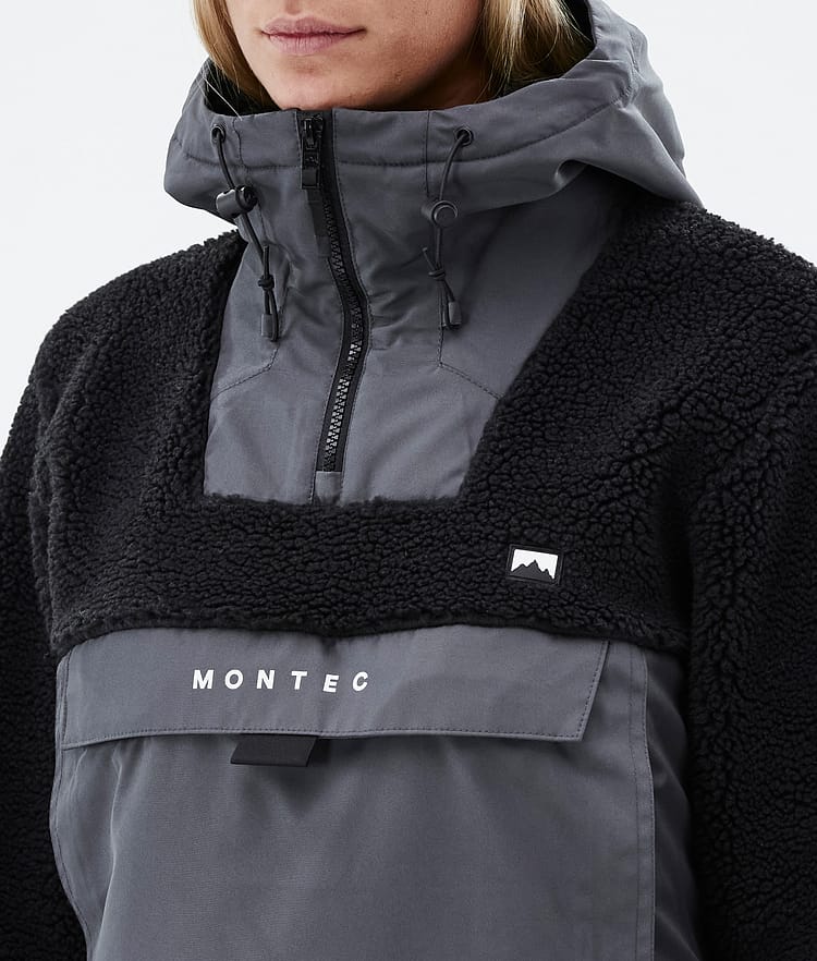 Montec Lima W 2022 Fleece-hoodie Dame Black/Phantom