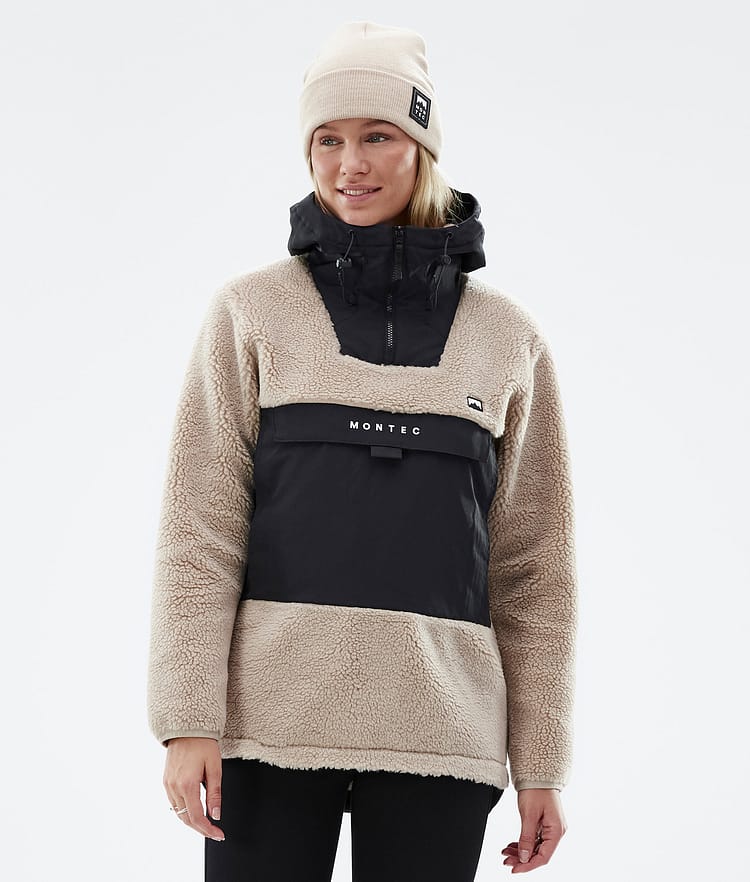 Montec Lima W 22 Fleece Hoodie Women Sand/Black, Image 1 of 10