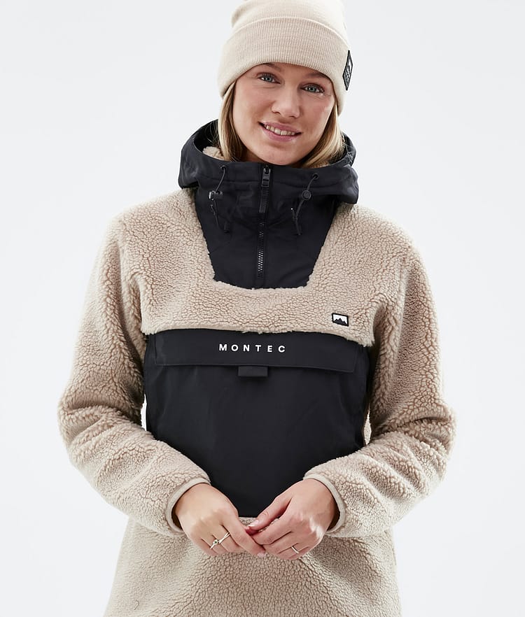 Montec Lima W 22 Fleece Hoodie Women Sand/Black, Image 2 of 10