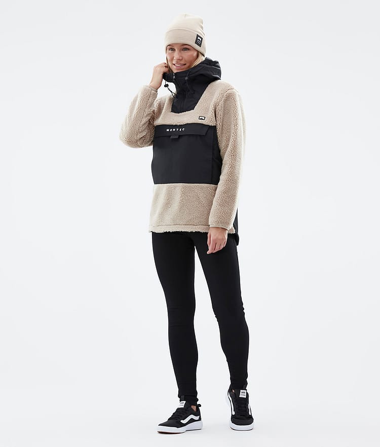 Montec Lima W 22 Fleece Hoodie Women Sand/Black, Image 3 of 10
