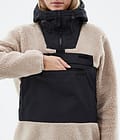 Montec Lima W 2022 Fleece-hoodie Dame Sand/Black, Billede 8 af 10