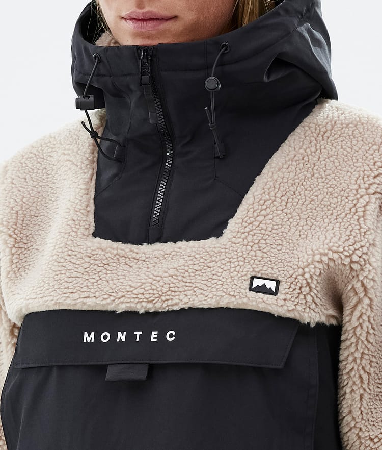 Montec Lima W 2022 Fleece-hoodie Dame Sand/Black, Billede 9 af 10