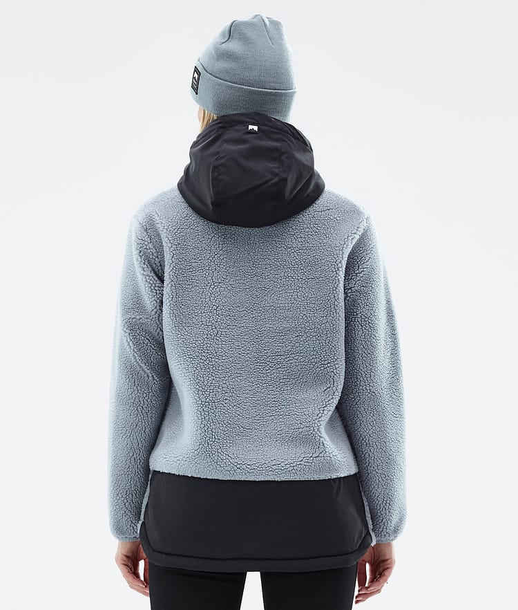 Montec Lima W 2022 Fleece-hoodie Dame Soft Blue/Black, Billede 6 af 10