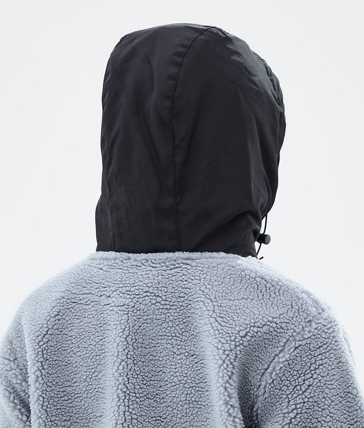 Montec Lima W 22 Fleece Hoodie Dames Soft Blue/Black, Afbeelding 10 van 10