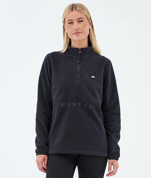 Montec Echo W Felpa Pile Donna Black