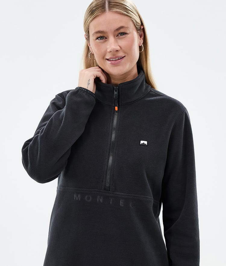 Montec Echo W Fleecová Mikina Dámské Black, Obrázek 2 z 5