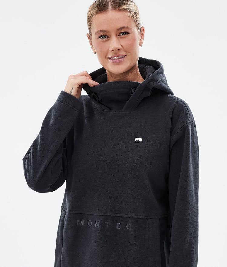 Montec Delta W Fleece Hoodie Dames Black, Afbeelding 2 van 7