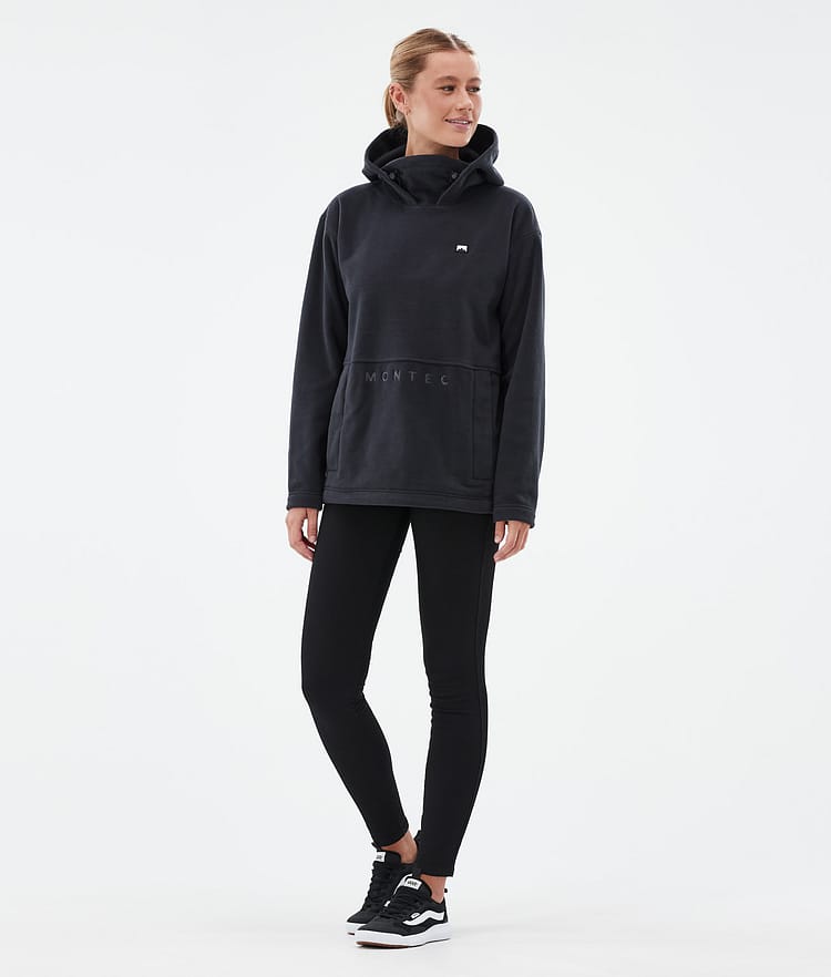 Montec Delta W Fleece Hoodie Dames Black, Afbeelding 3 van 7
